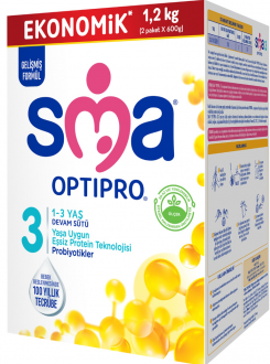 SMA 3 Numara Optipro 1200 gr 1200 gr Devam Sütü kullananlar yorumlar